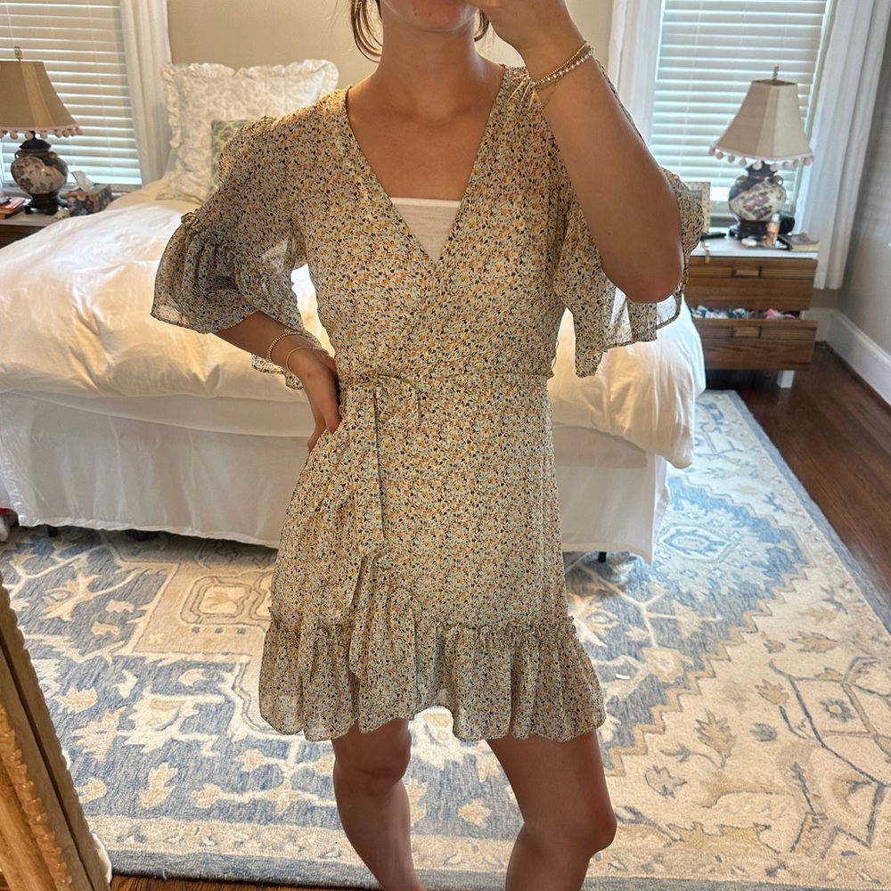 Floral Wrap Dress from Chelsea & Violets
